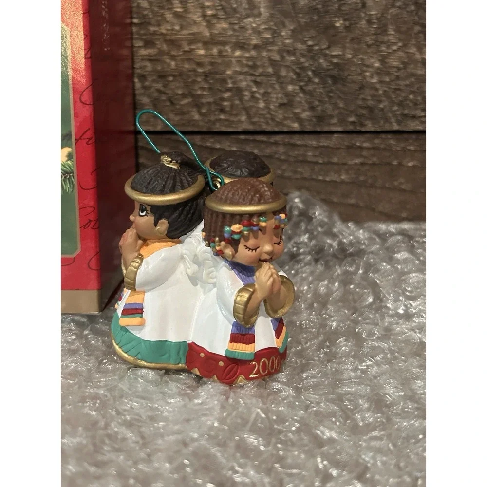 Hallmark Keepsake 2000 Angelic Trio‎ Christmas Tree Hanging Ornament 2.5